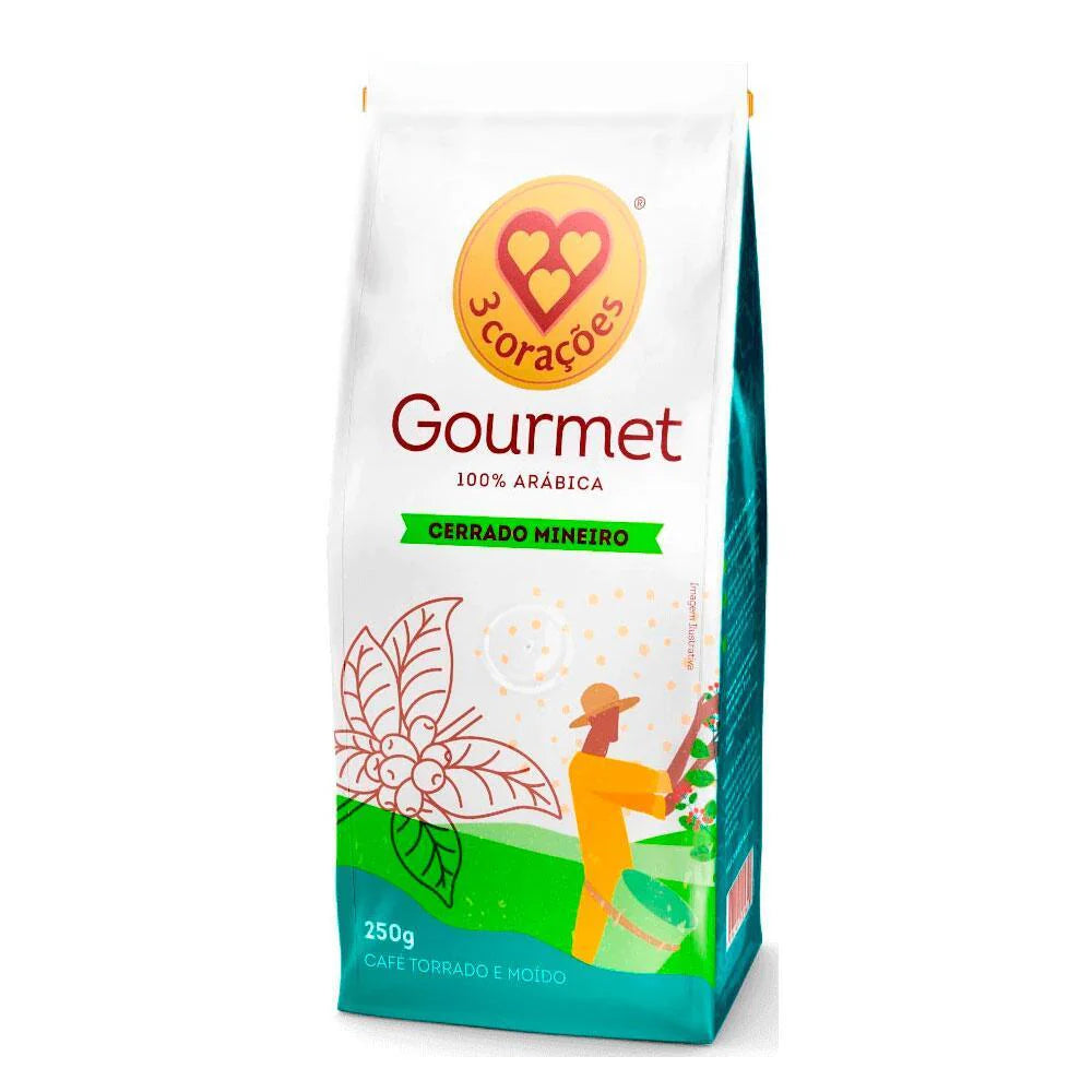 3 Corações Café Gourmet Cerrado Mineiro (250g)